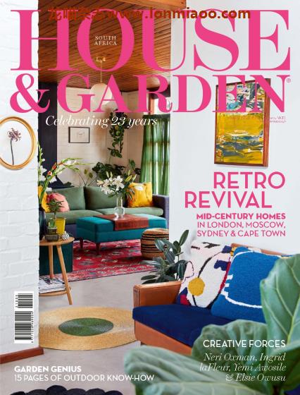 [南非版]Conde Nast House & Garden 装饰庭院设计杂志 2021年5月刊